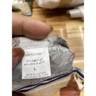Đầm sơ mi lụa xuất dư