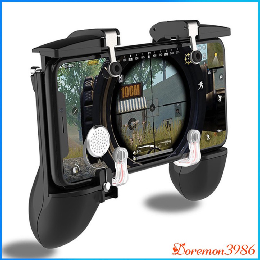 [FREE SHIP] Tay Cầm Chơi Game PUBG ROS Liên Quân Freefire MV Pro 6 in 1 HOT 2019