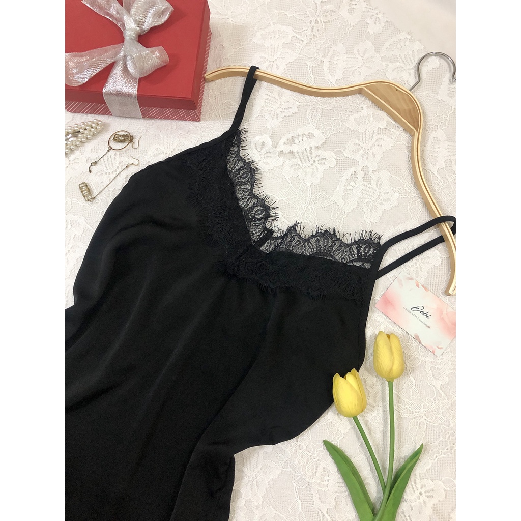 Đầm Ngủ Lụa Mặc Nhà ♥️ Chất Lụa Băng Cao Cấp ♥️ Không Mút Ngực (Hàng Thiết Kế)