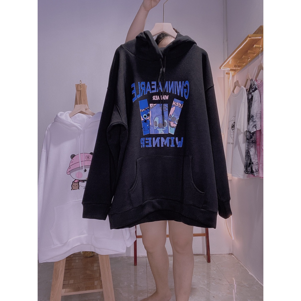 ÁO HOODIE NỈ BÔNG IN HÌNH GWIN