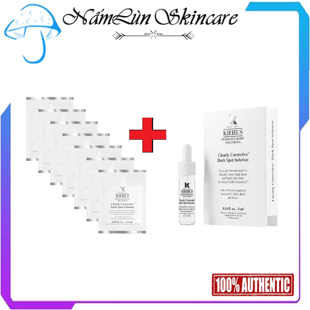 KIEHL'S Serum Tinh Chất Serum Làm Sáng Da & Mờ Thâm Mụn Clearly Corrective™ Dark Spot Solution KIEHLS