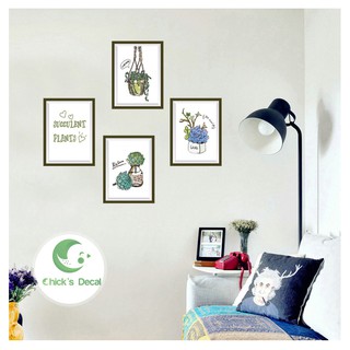 | COMBO | 4 mẫu Decal Hoa lá