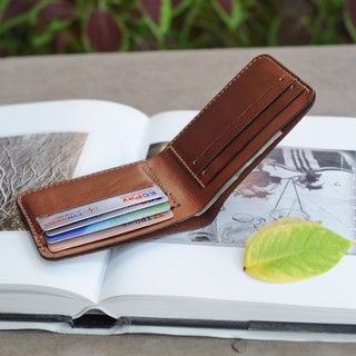 Ví Da Nam handmade da bò nhập khẩu Mino Crafts