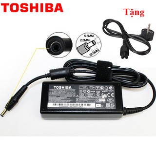 🔴 sạc laptop toshiba 19v - 3.42a - 65w kèm dây nguồn | free ship đơn từ 50k