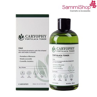 Nước hoa hồng cho da mụn Caryophy Portulaca Toner 300ml