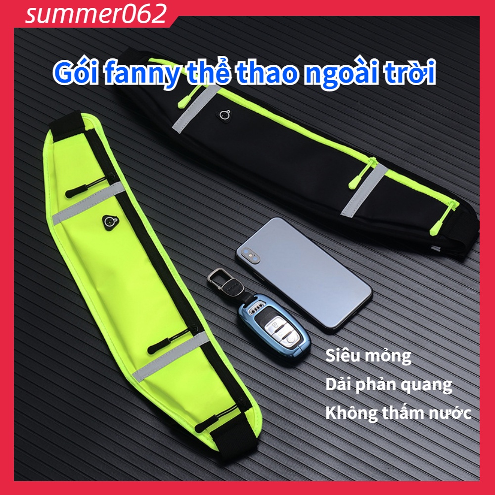Túi đeo thắt lưng thể thao ba ngăn đựng đồ tiện lợi