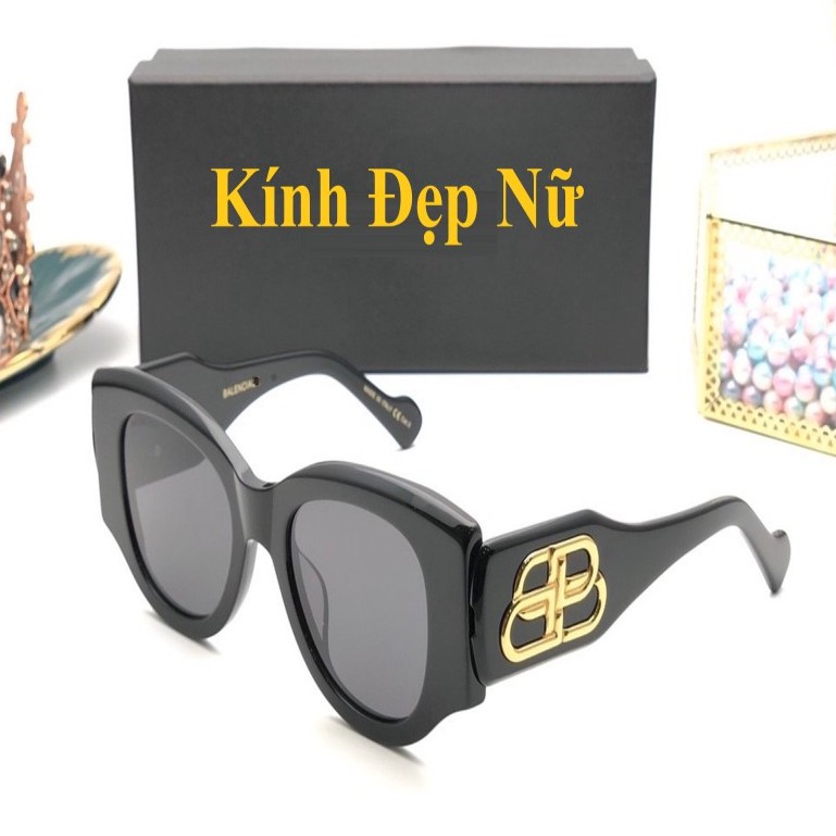 Kính mát nữ thời trang nữ Hàng Hiệu cao cấp  - Kính râm nữ nam Gọng vuông bản to bo tròn viền sang trọng | BigBuy360 - bigbuy360.vn