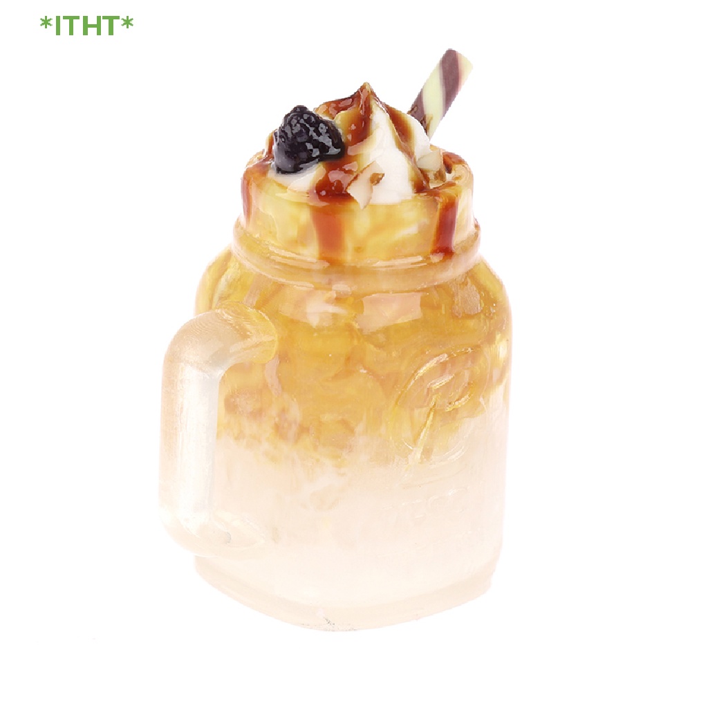 Mô Hình Bình Trà Chiều Bằng Nhựa Resin Tỉ Lệ 1 / 12 Trang Trí Nhà Búp Bê Mới