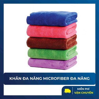Khăn lau xe mricrofiber thấm hút nước tốt chuyên dụng rửa xe hơi, ô tô màu ngẫu nhiên