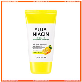 Kem Chống Nắng Nâng Tông Da Tức Thì Chiết Xuất Quả Thanh Yên Some By Mi Yuja Niacin Mineral Brightening Suncream 50ML