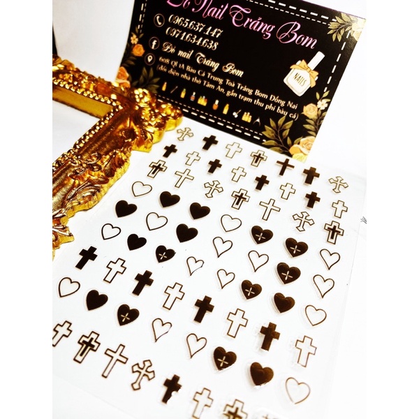 Miếng dán sticker trang trí móng