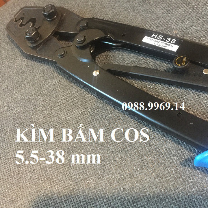 KÌM BẤM COS HS 38 DÙNG CHO COS TỪ 5.5-38 mm