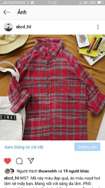 SƠ MI FLANNEL 2HAND 39k