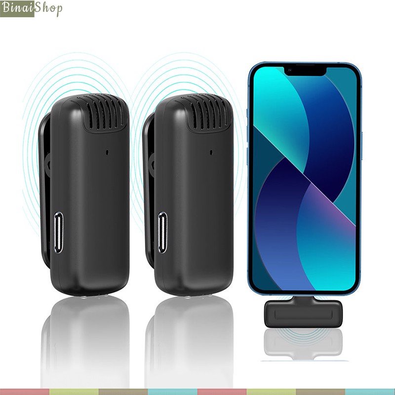 Ulanzi J12/J11  - Micro Cài Áo Không Dây Cho Smartphone Làm Tik Tok, Youtube, Phát Trực Tiếp