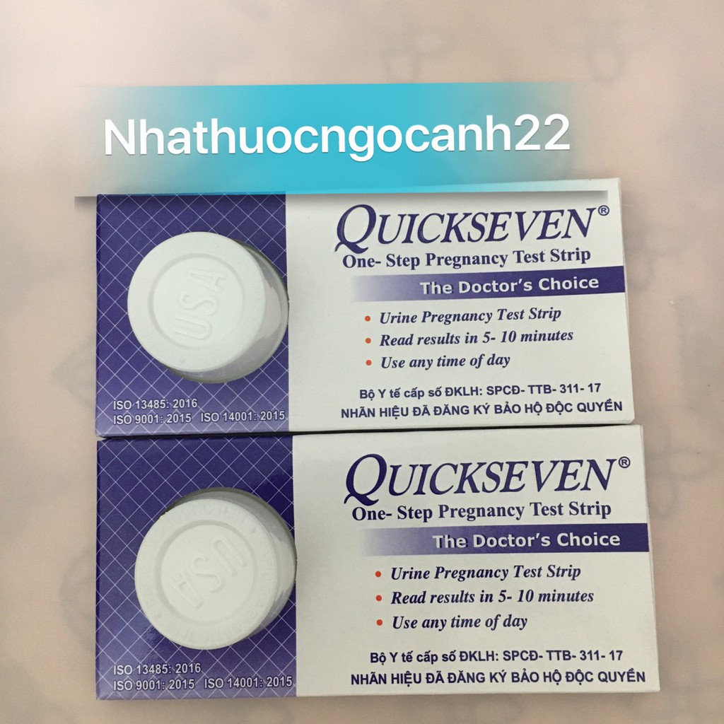 Que thử thai Quickseven ( hộp 1 que thử)