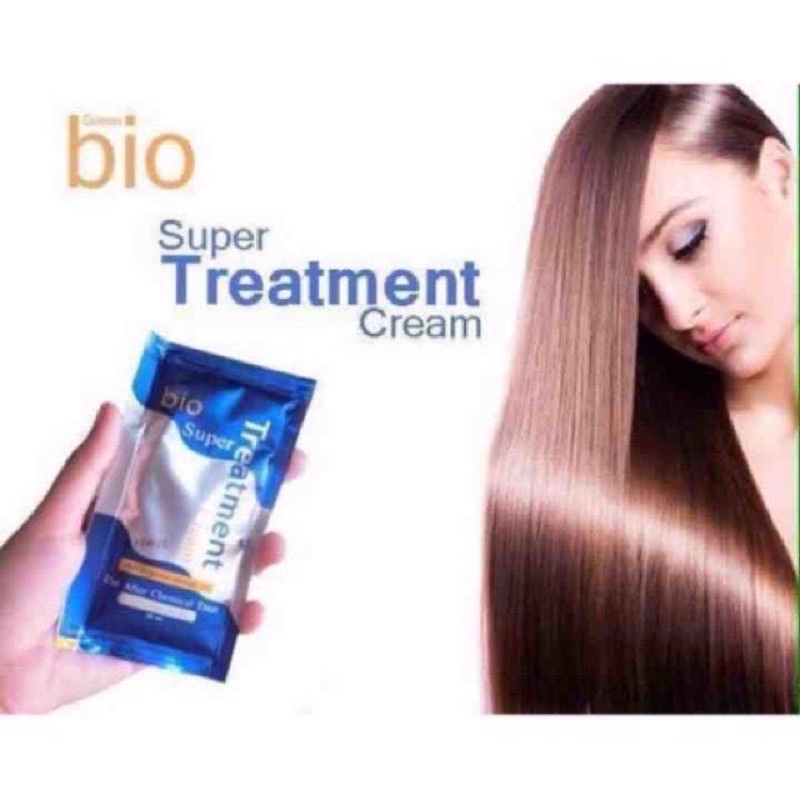 Kem hấp ủ tóc Bio Thái Lan siêu mềm mượt phục hồi tóc hư tổn dạng túi tiện lợi 40ml
