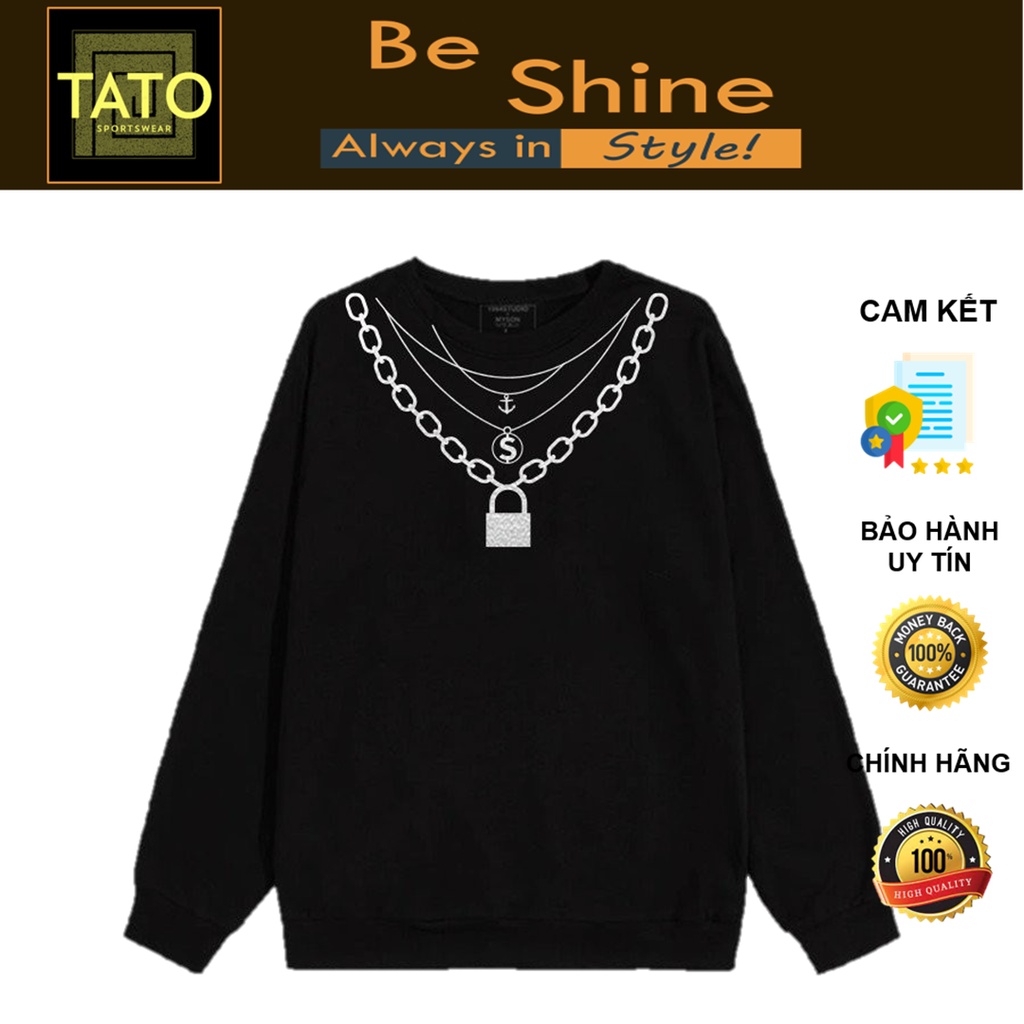 Áo Sweater Xích Khóa phản quang 7 màu Áo nỉ Dài tay Unisex in hiệu ứng Hologram