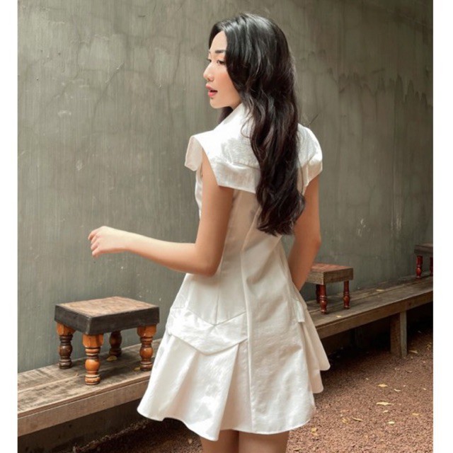 Đầm sm xếp ly tay con , Peace House Clothing | BigBuy360 - bigbuy360.vn