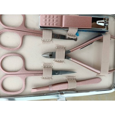Bộ cắt móng 18 chi tiết cao cấp, sắc bén nhỏ gọn- MÀU HỒNG