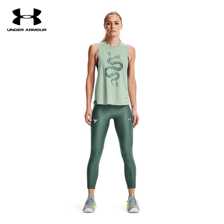 Áo ba lỗ thể thao nữ Under Armour Graphic Project Rock Same Game - 1361064-340