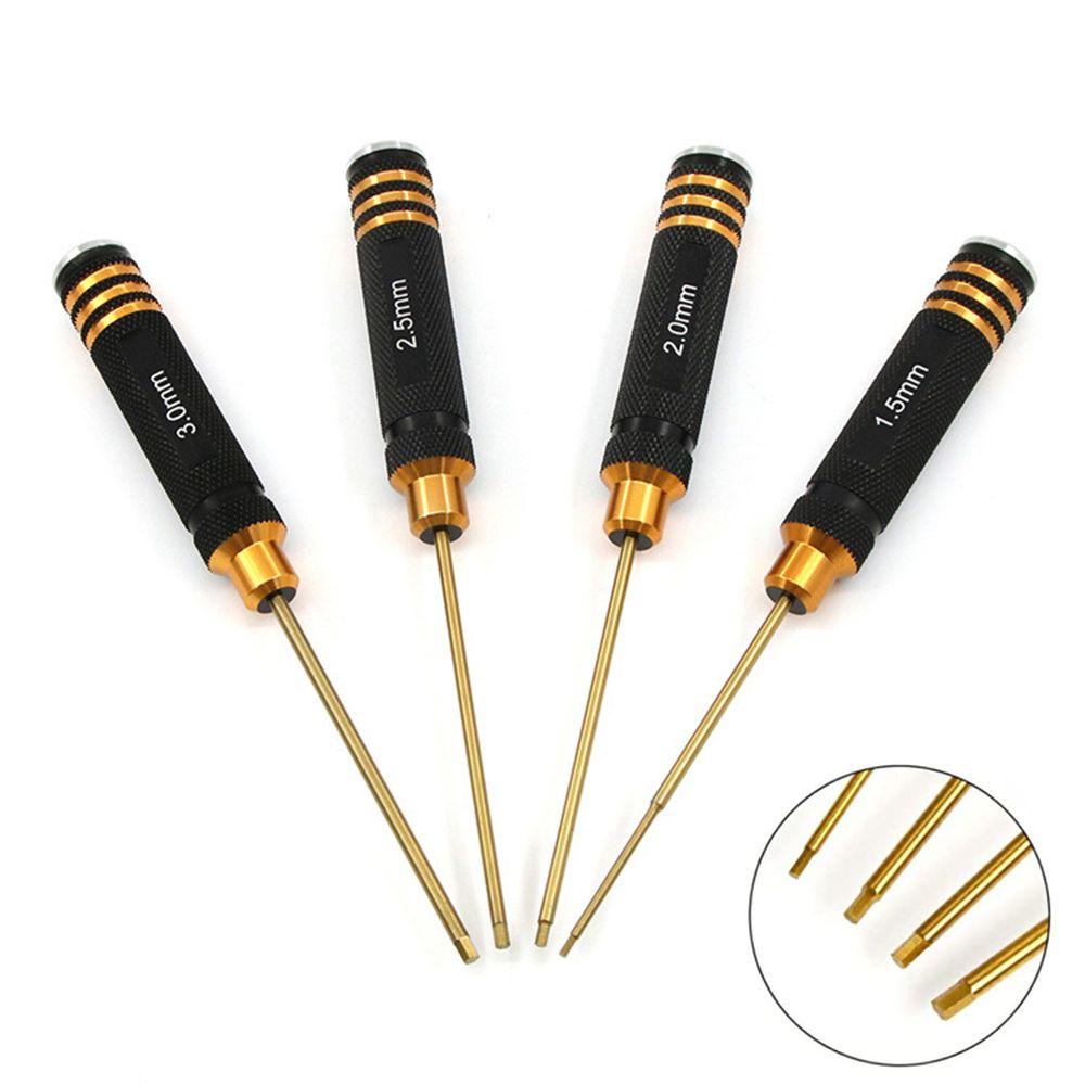 Bộ 4 Tua Vít 1.5 / 2.0 / 2.5 / 3.0 Chuyên Dụng Sửa Chữa Xe Điều Khiển Từ Xa Traxxas