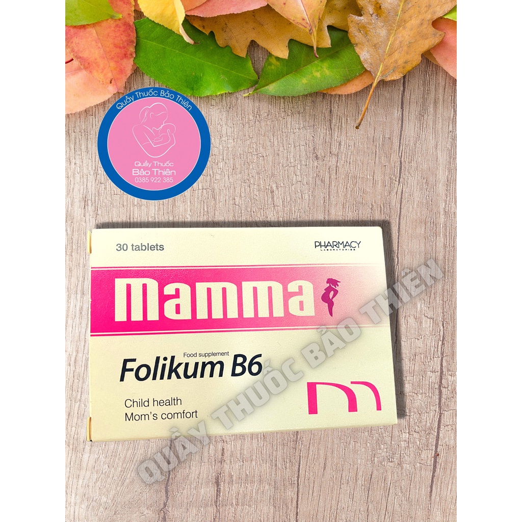 Folikum B6- bổ sung acid folic -b6 cần thiết cho mẹ bầu