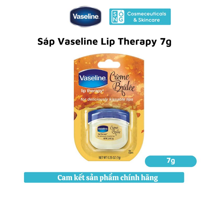 [AUTH] Sáp Dưỡng Môi Vaseline Lip Therapy 7G Mỹ