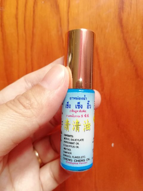 Dầu Thái Lan - Dầu nóng lăn CHENG CHENG OIL 5ml Chính hãng 100%