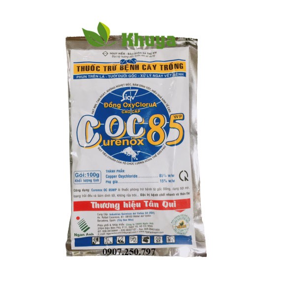 Thuốc trừ bệnh COC85 100gr chuyên Nấm Bệnh