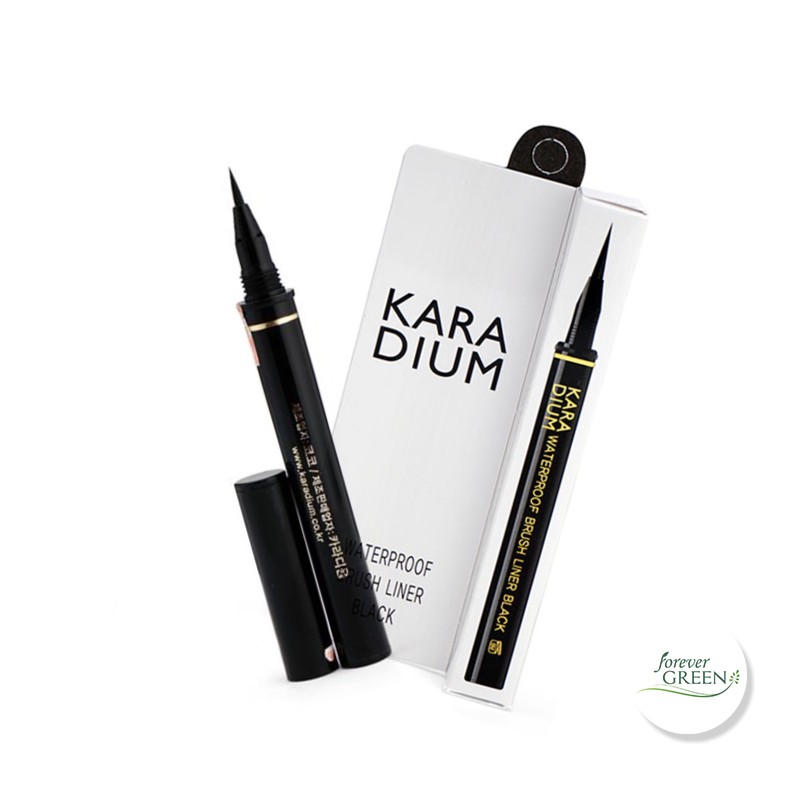 Bút kẻ mắt nước đầu lông Karadium Waterproof Brush Liner Black FG093