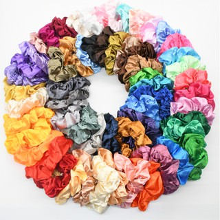 Cột tóc, buộc tóc vải scrunchies HOT TREND, 30 màu tha hồ chọn lựa