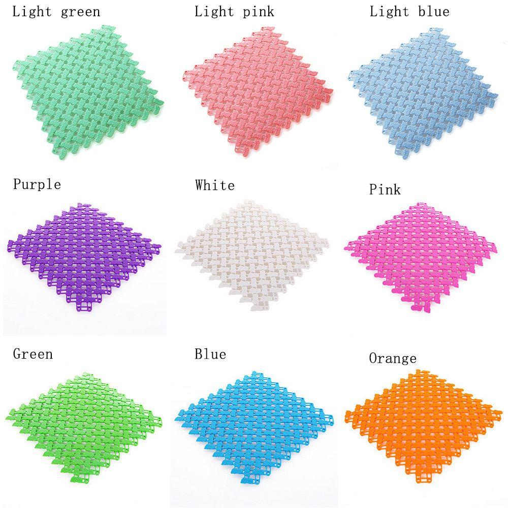 Thảm Lót Sàn Nhà Tắm Bằng PVC Đục Lỗ Ghép Nối Không Trượt Chống Nước