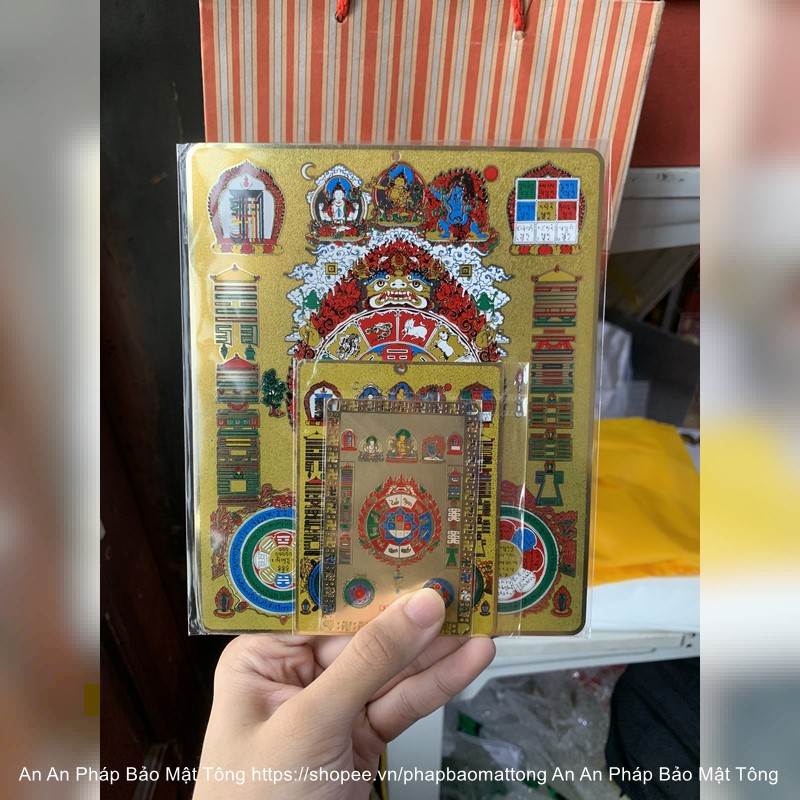 Thẻ Bài Văn Thù Cửu Cung Bát Quái