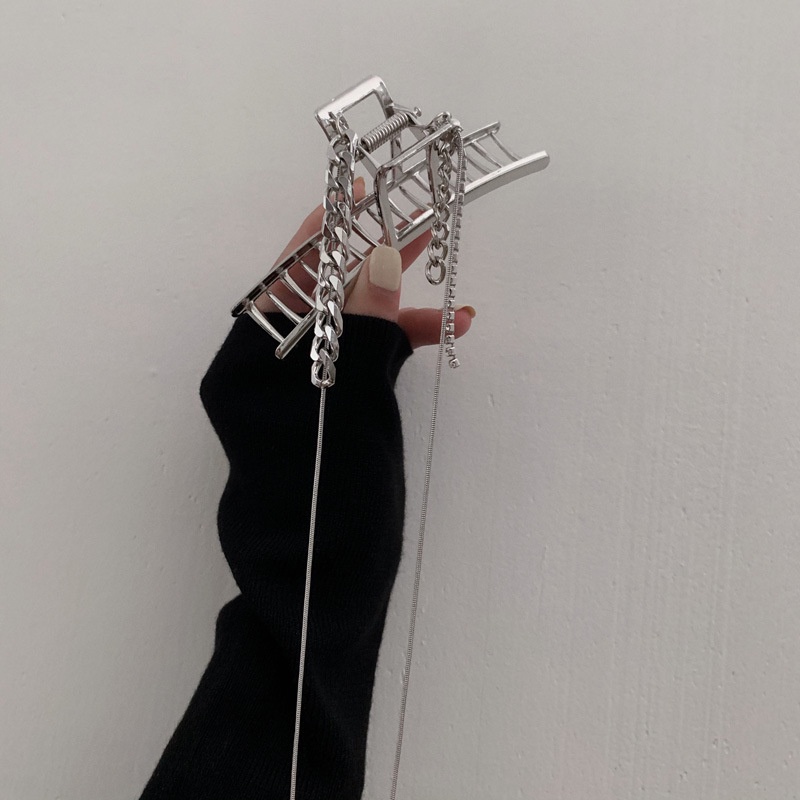 Kẹp tóc càng cua Hàn Quốc kim loại sang chảnh cho nữ