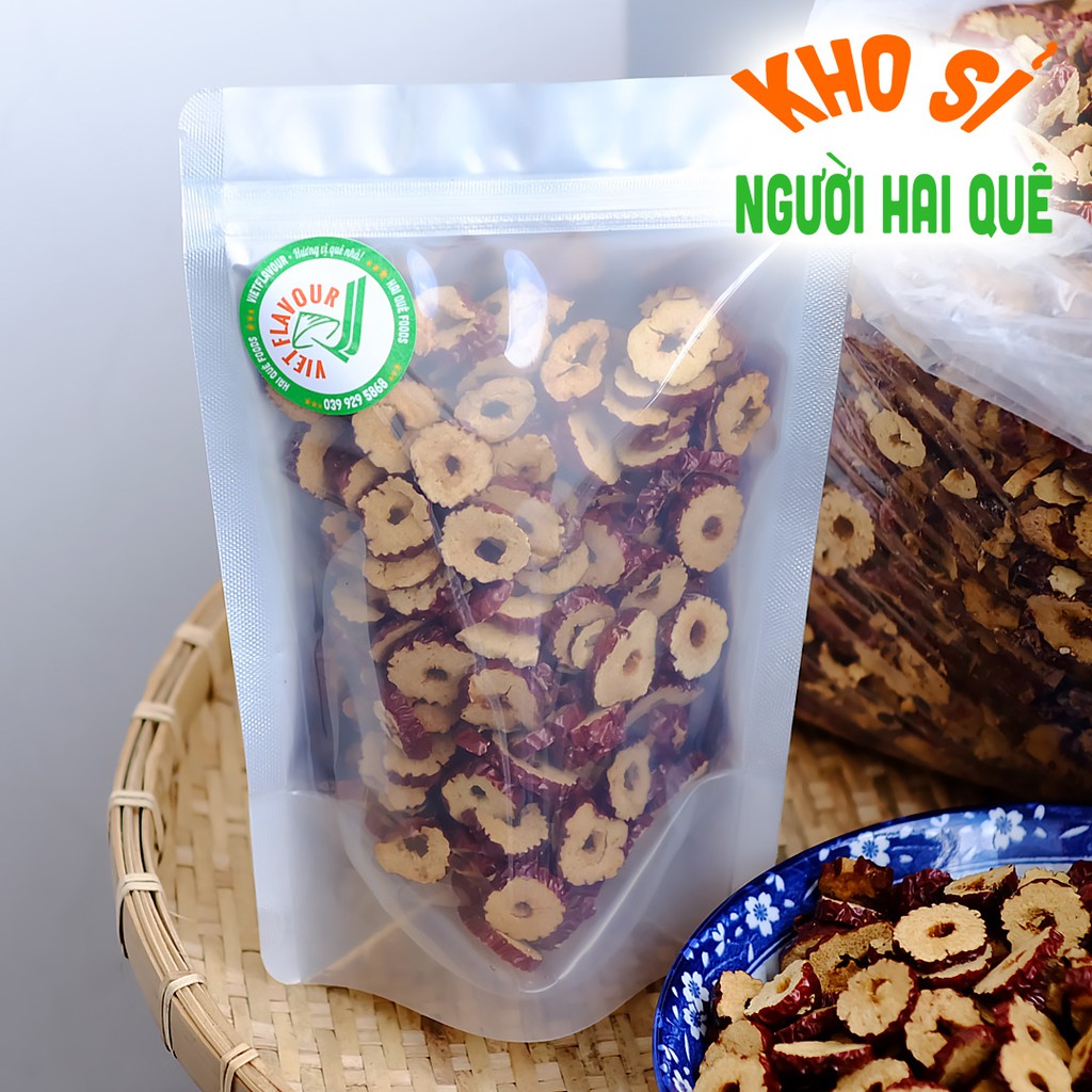 Táo đỏ thái lát 200g / SỈ 1 kg 💰 KHO SỈ NGƯỜI HAI QUÊ - HAI QUÊ FOODS