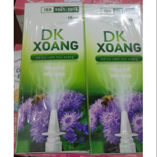 Xịt mũi DK Xoang cuả đh dược