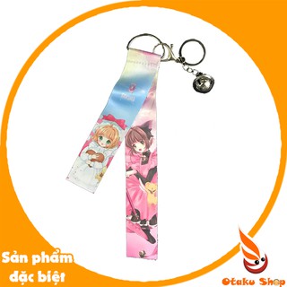 Móc Khóa dây vải có chuông hình Anime Cardcaptor Sakura - Thủ Lĩnh Thẻ Bài