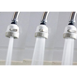 Combo bộ 3 Đầu vòi rửa chén bát tăng áp, điều hướng xoay 360 độ, 3 chế độ, tiết kiệm nước, phù hợp với nhiều loại vòi