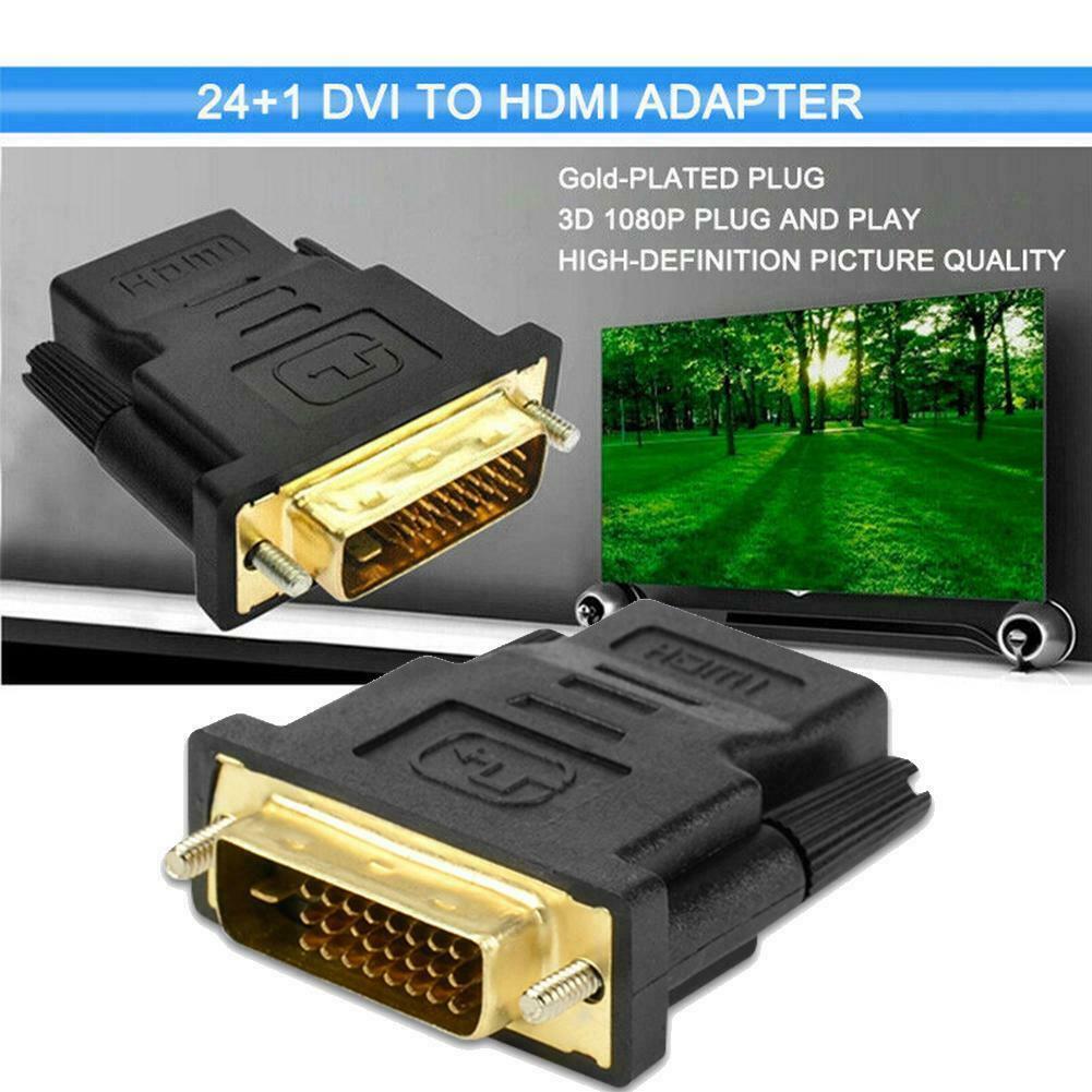 Đầu Chuyển Đổi Dvi Đầu Đực Sang Hdmi Cái 24 + 1 Sang Hdmi Cái Hd