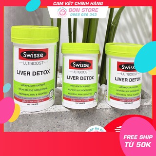 [CHĨNH HÃNG] Viên uống Giải Độc Gan Swisse Ultiboost Liver Detox 60v, 120v, 200v - Xuất xứ Úc
