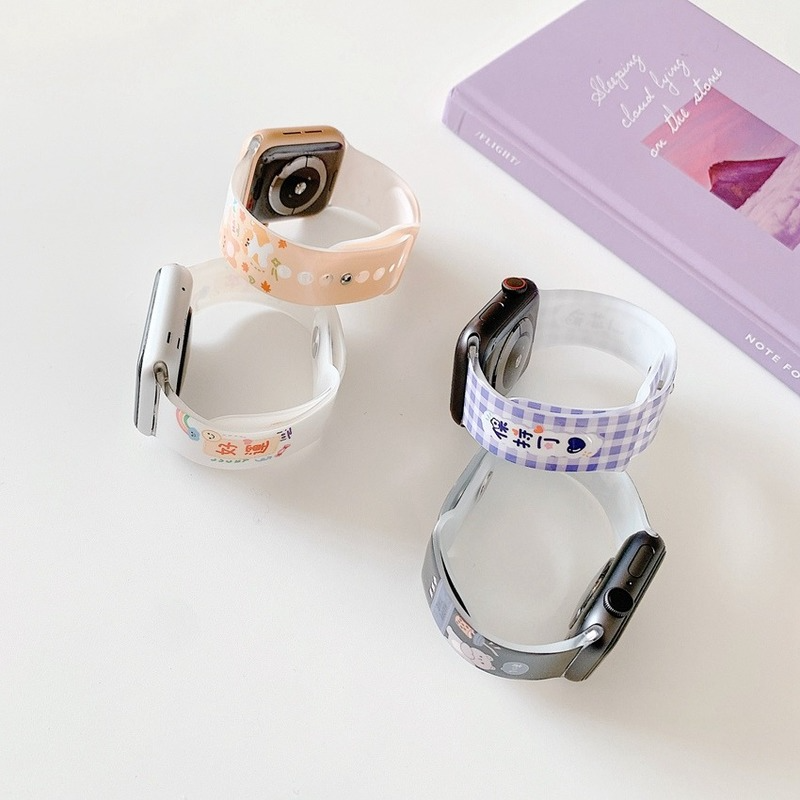 Dây Đeo Đồng Hồ Bằng Silicon Cho Apple Watch 8 Ultra 7 SE 6 49mm 41mm 45mm 38mm 40mm 42mm 44mm 2 3 4 5 Wirst T500 IMD