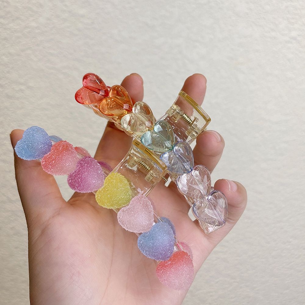 Kẹp Tóc Đuôi Ngựa Hình Trái Tim Ngọt Ngào Dễ Thương Cho Nữ