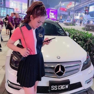 Chân váy thái xếp ly ngắn