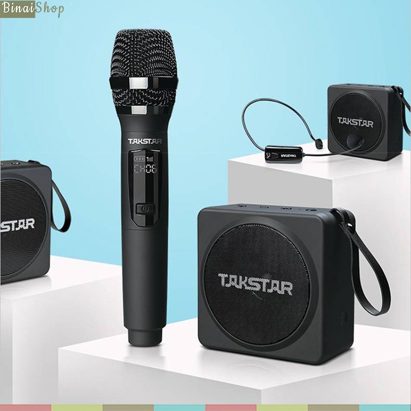 Takstar E261W - Máy Trợ Giảng Không Dây UHF, Công Suất Lớn 25W Cho Giảng Dạy, Hội Họp, Hướng Dẫn Viên