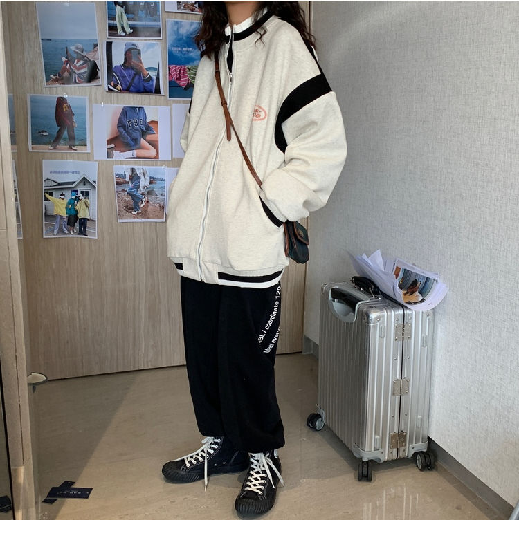 Áo khoác cardigan tay dài màu sắc nổi bật size lớn phong cách Mỹ retro thời trang xuân thu cho nữ | BigBuy360 - bigbuy360.vn