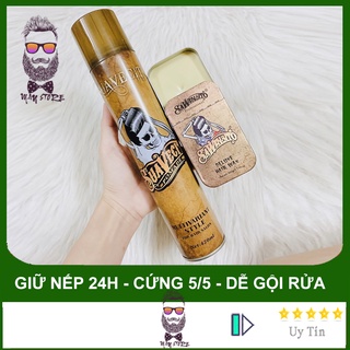 COMBO Gôm Xịt Tạo Kiểu Tóc SUAVECITO + Sáp Vuốt Tóc SAWENSITO Pomade 420ml -100g Siêu Giữ Nếp