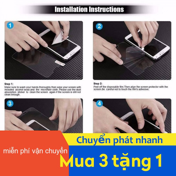 Kính cường lực bảo vệ màn hình kèm bộ phụ kiện vệ sinh cho Vivo V3 V5 V7 V9 V11 V15 V17 V20 V11i Neo SE Pro Plus Max 5G