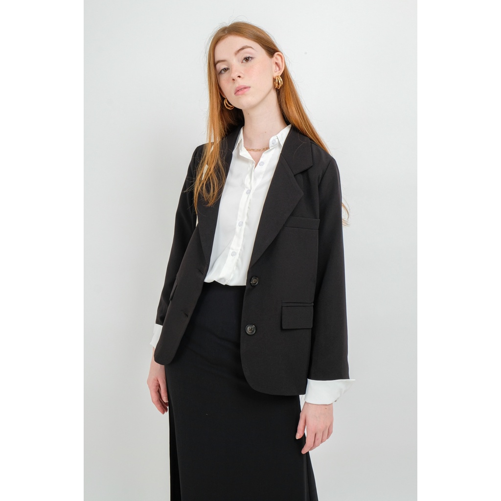 Áo Blazer Nữ Basic Double Pochets Vest | HQ0655 | Lana Official | BigBuy360 - bigbuy360.vn