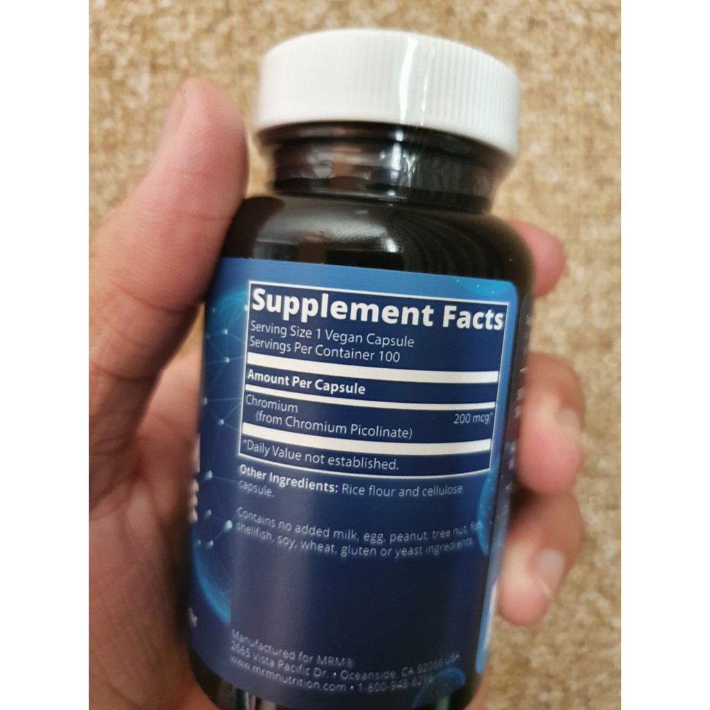 Chromium 200mcg - 100 viên | Hỗ trợ giảm cân - tăng sức bền | Thế Giới Skin Care