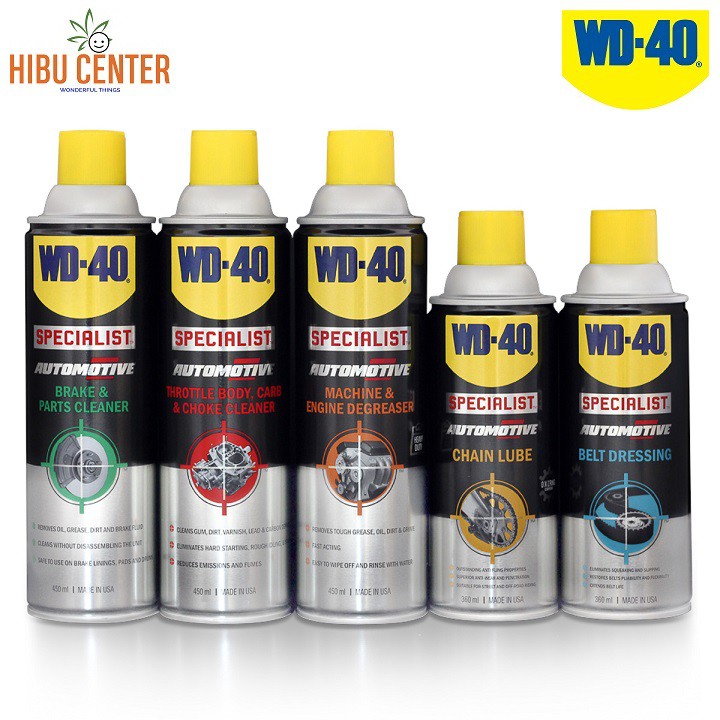 { Machine &amp; Engine Degrease } Chất tẩy nhờn dầu mỡ mạnh mẽ WD-40 450ml